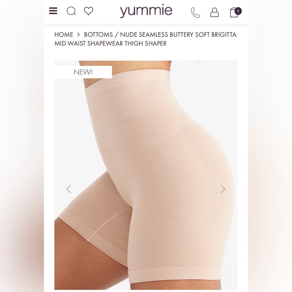 EUC Yummie High Waist Shorts Shapewear L / XL